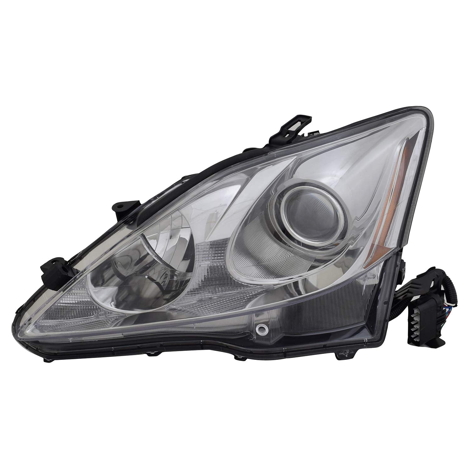 Left TYC Headlight Assembly Compatible with 2009-2010 Lexus IS250