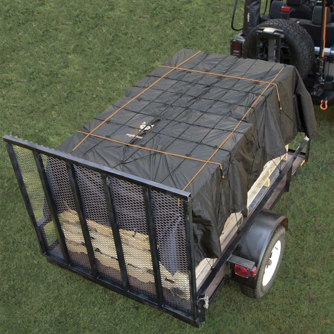 Rightline Gear Truck Bed Weatherproof Cargo Net with Built-in Tarp, 8.8 by 10 Feet