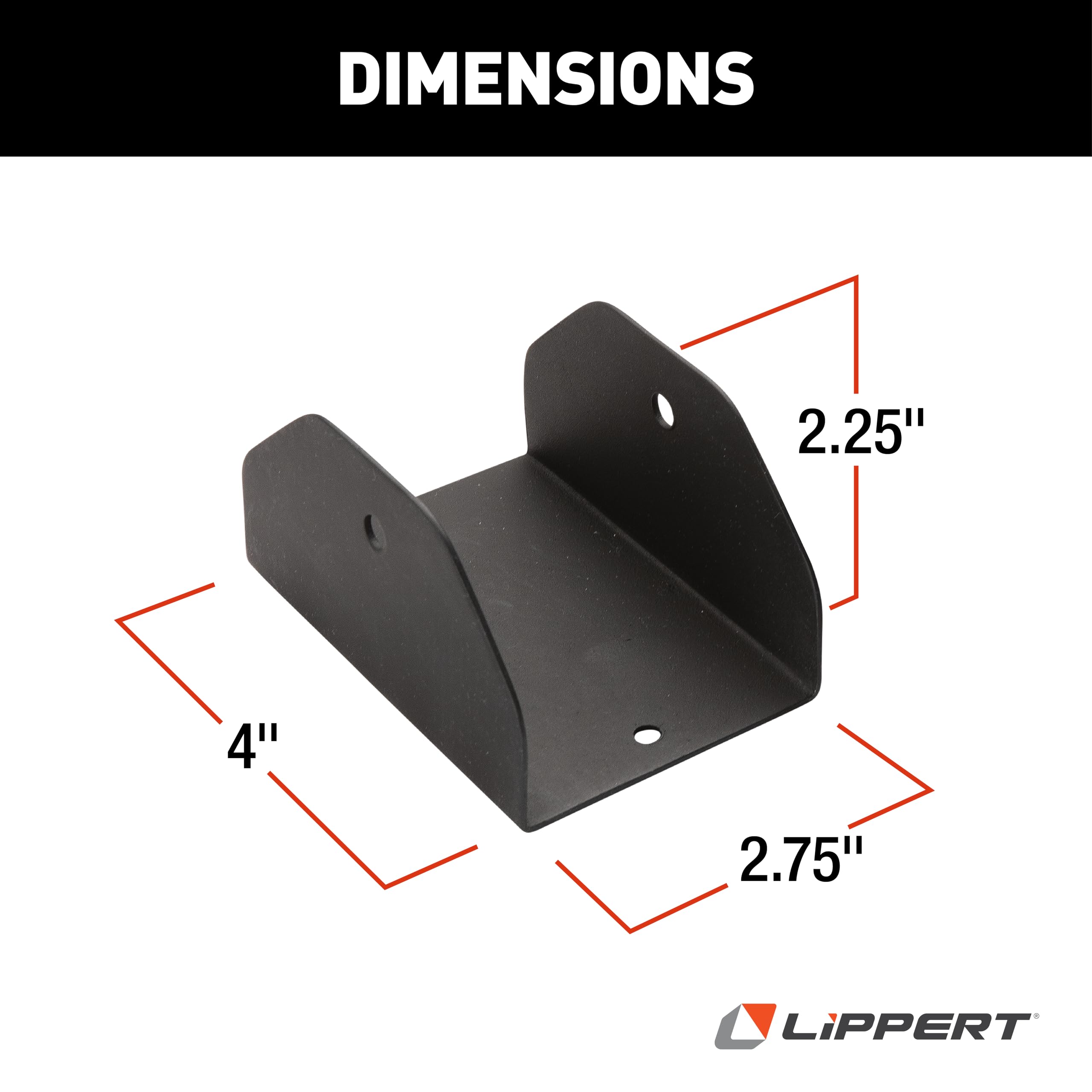 Garage Storage Brackets Lippert Victory Step for Toy Haulers, Low Profile, Simple Design, Easy Installation - 2023024503