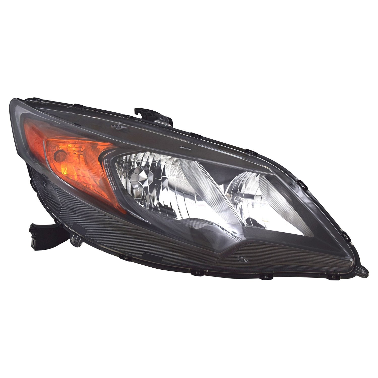 Right TYC Headlight Assembly Compatible with 2014-2015 Honda Civic