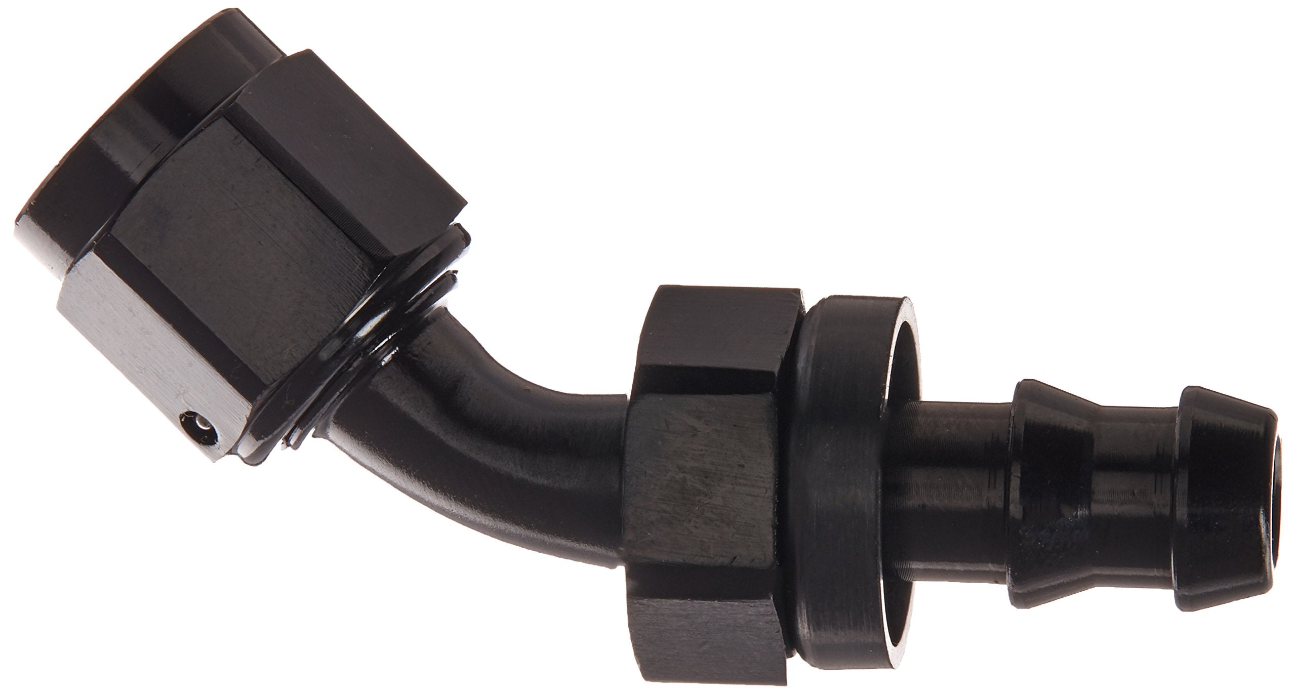 Black Russell 624083 -6AN 45° Twist-Lok Hose End