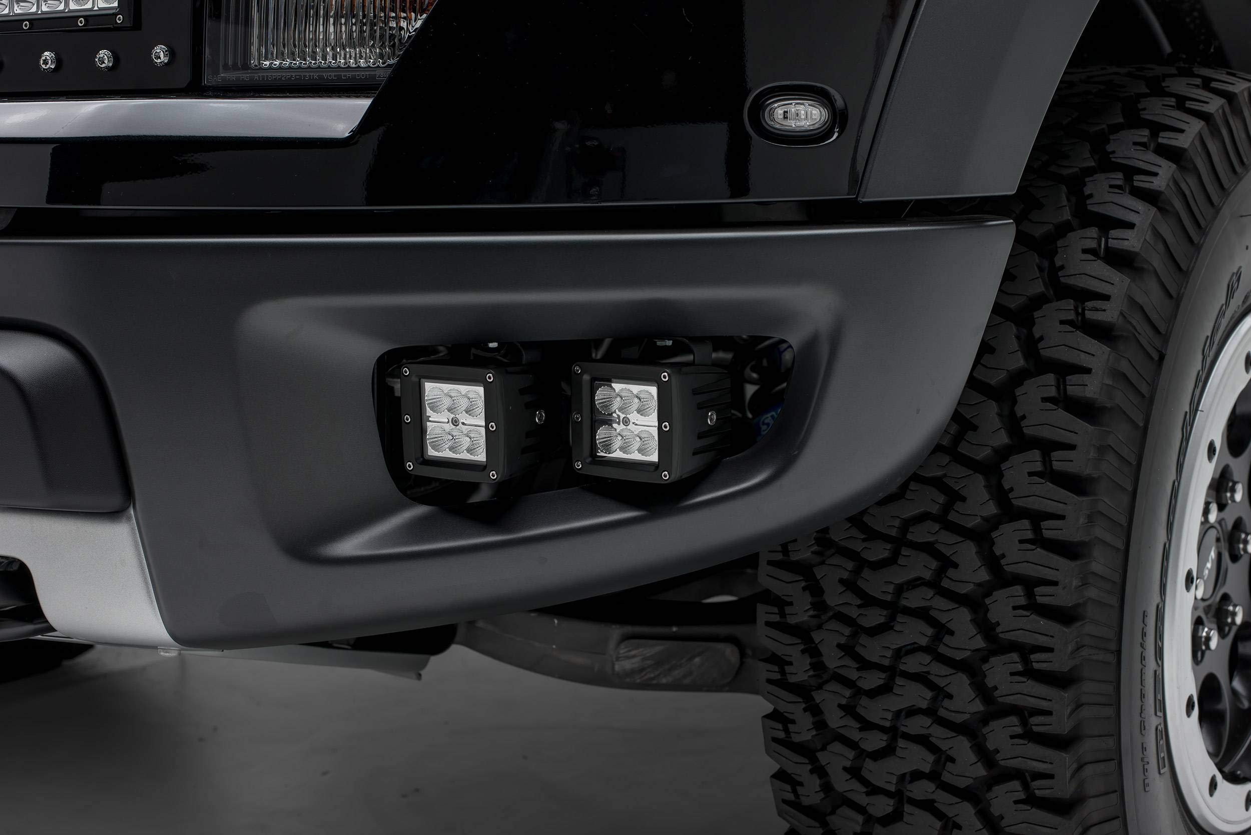 ZROADZ Black Front Bumper LED Bracket Z325671 2010-2014 FORD F150-RAPTOR
