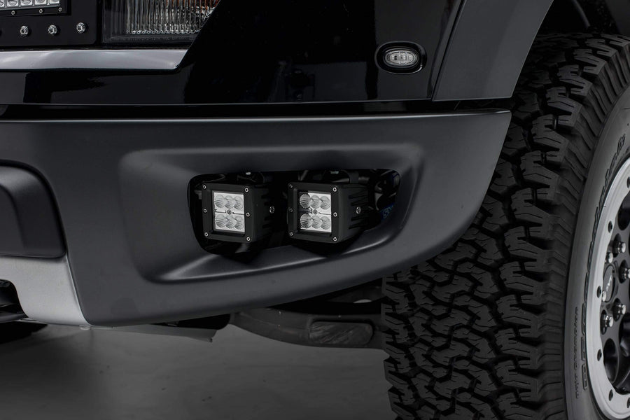 ZROADZ Black Front Bumper LED Bracket Z325671 2010-2014 FORD F150-RAPTOR