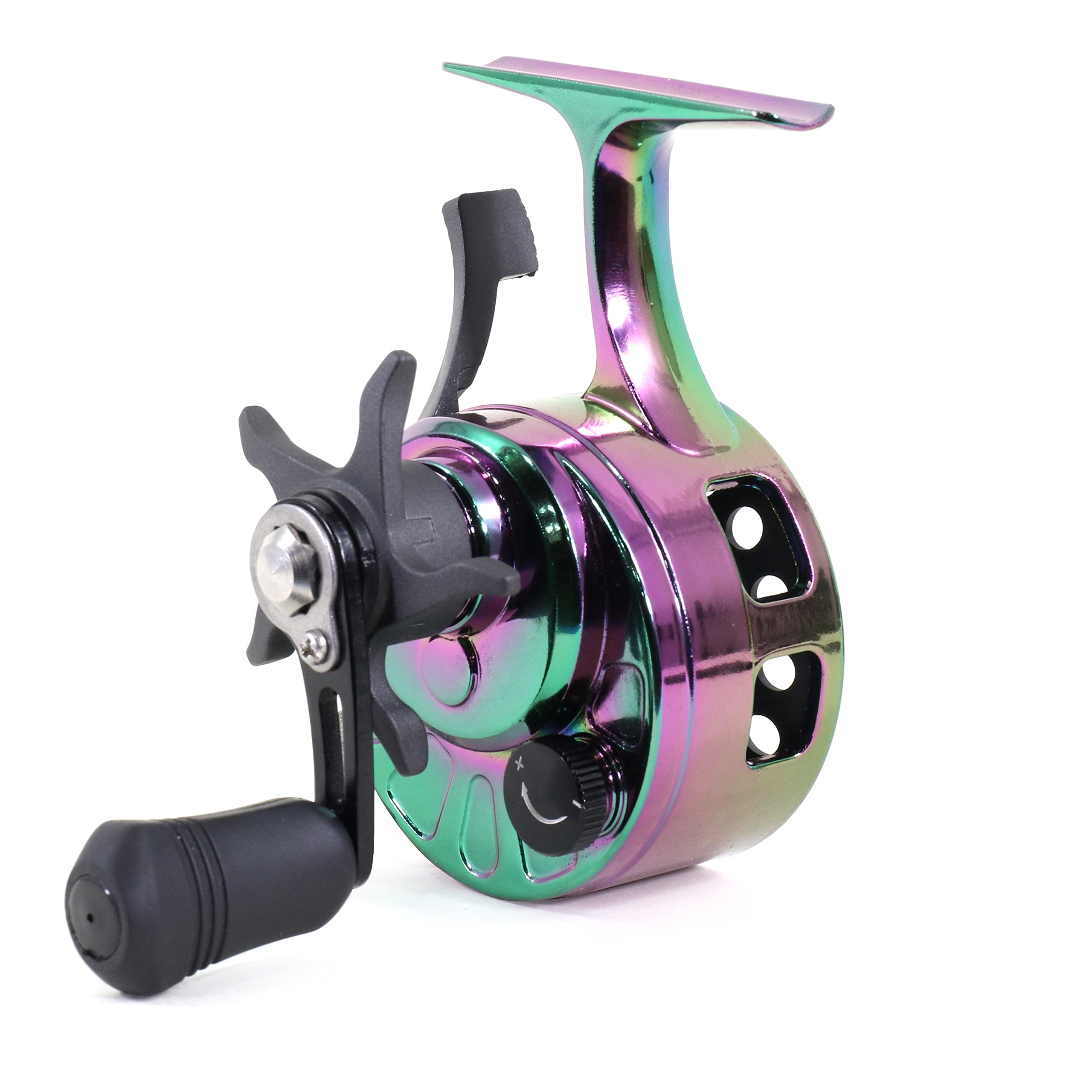Gravity CLAM Ice Fishing Reel – Ultra-Light 5 oz, 3.6:1 Gear Ratio & 3+1 Bearings – Smooth & Reliable Left-Hand Retrieve