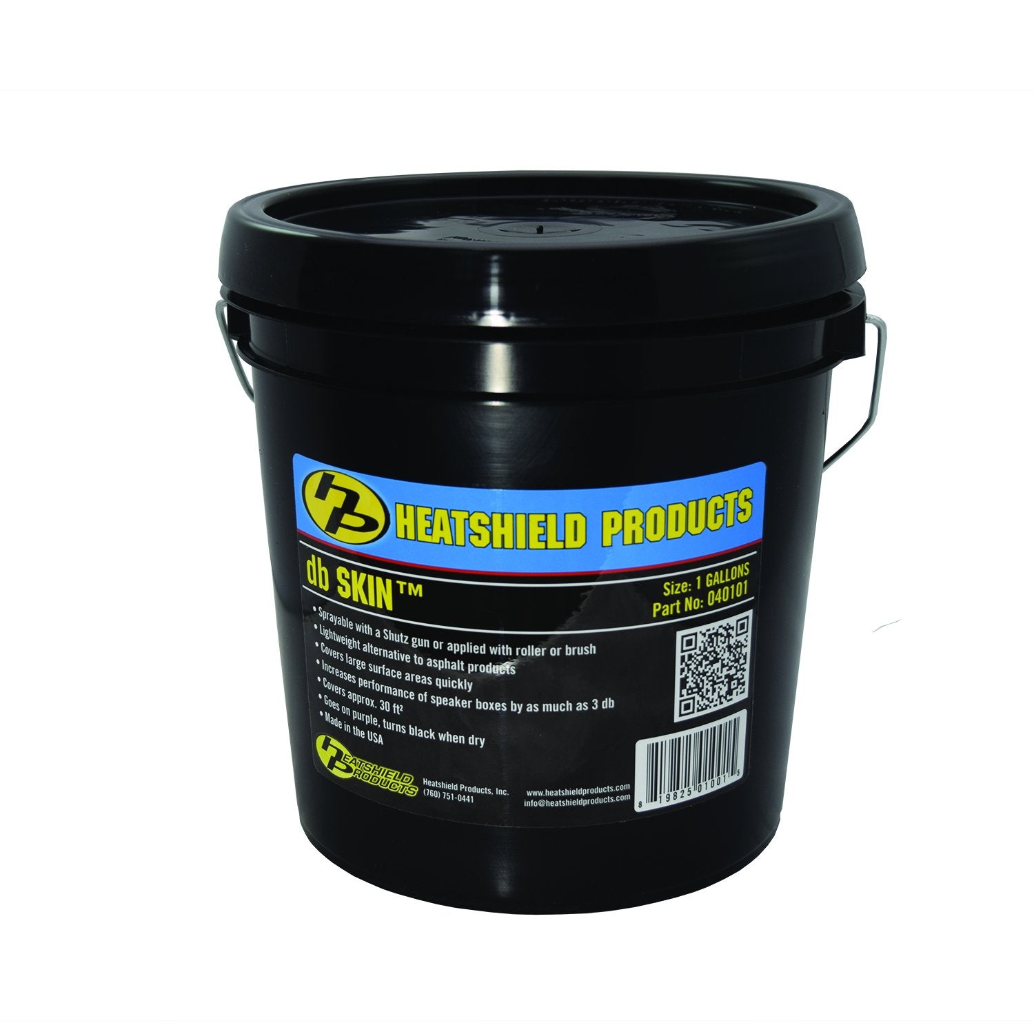 Black Heatshield Products 040101 db Skin Sound Dampener- 1 Gallon