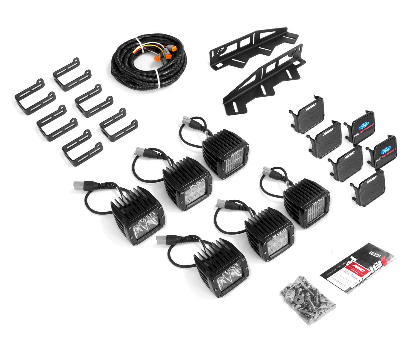 Off-Road Rigid LED Fog Light Kit made for F150 Raptor 2017-2020