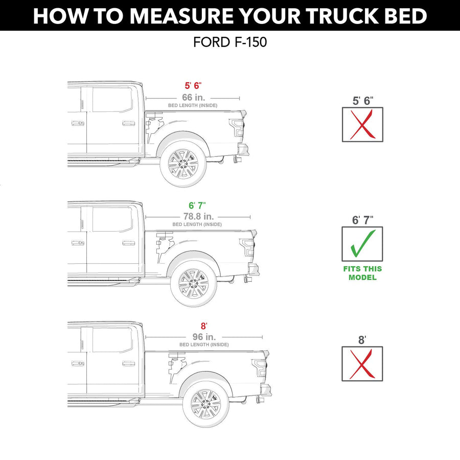 Extang Trifecta 2.0 Soft Folding Truck Bed Tonneau Cover | 92790 | Fits 2004 - 2008 Ford F-150 6' 7" Bed (78.8")