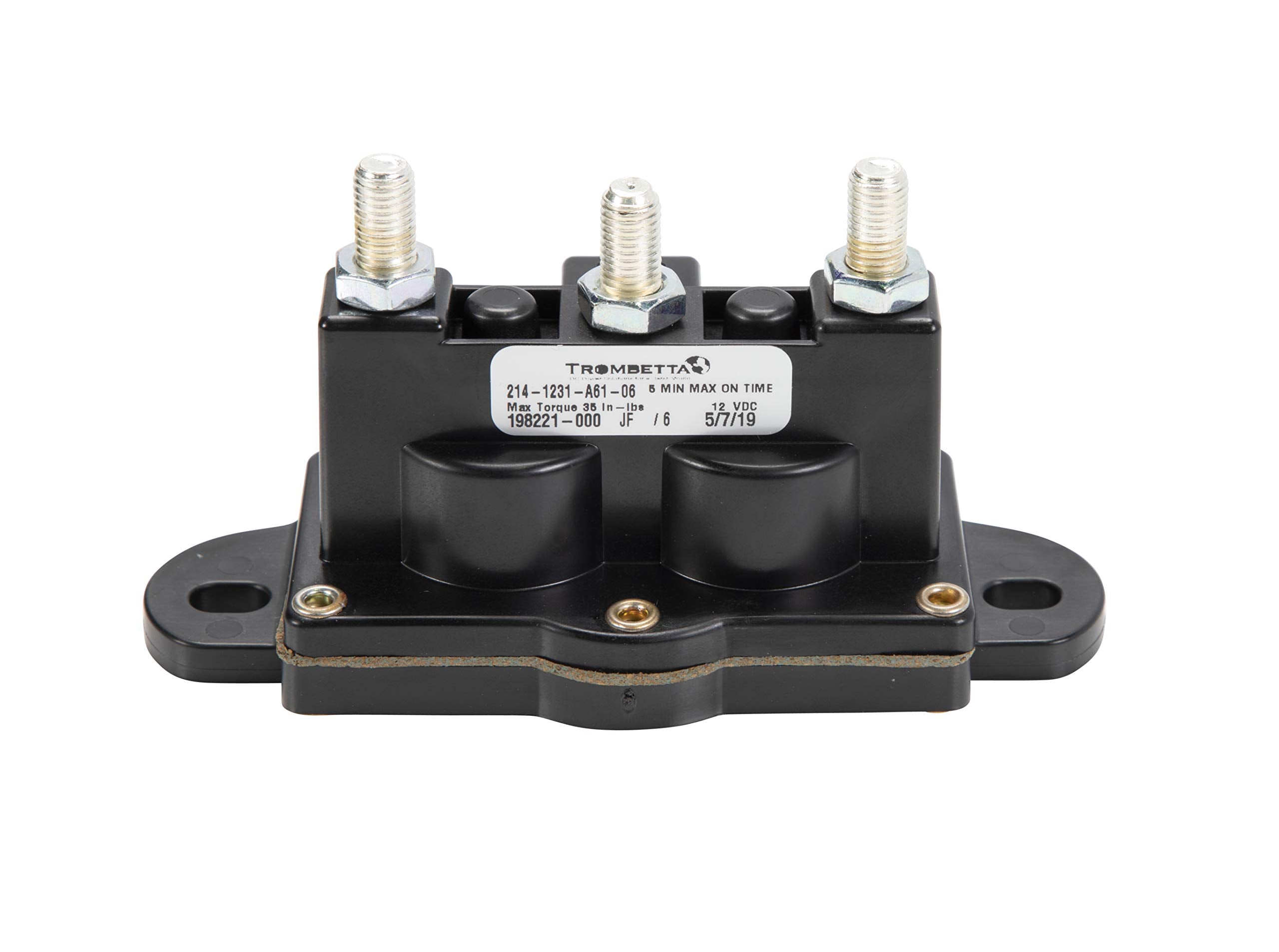 Lippert Dual-Polarity Replacement Reversing Solenoid with Silver / Bronze Alloy Posts for Hydraulic Leveling Systems and RV Slide-Outs - 118246