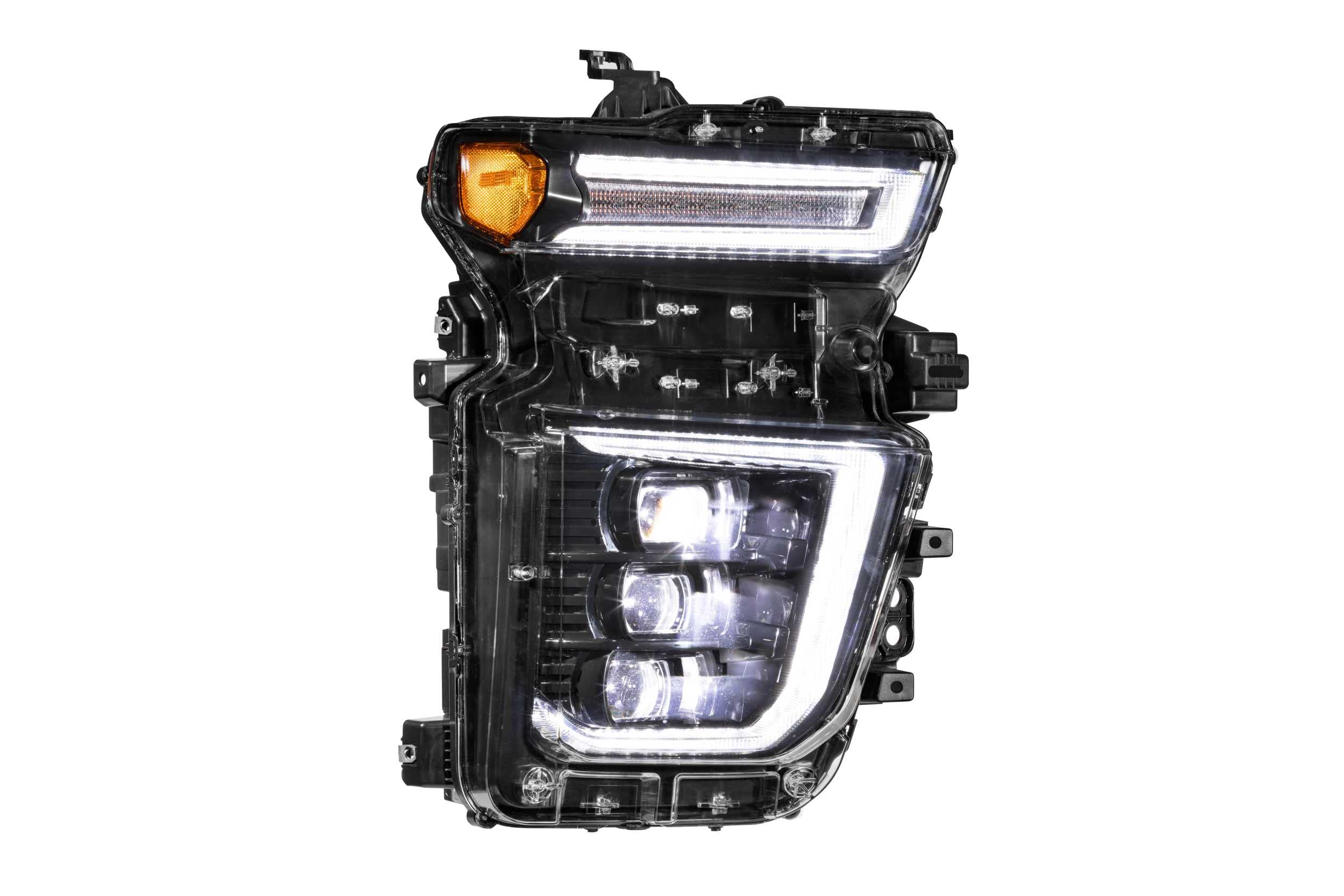 Chevrolet Silverado 2020+ Morimoto XB LED Headlights, Plug and Play Headlight Assemblies (LF547)