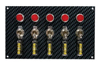 Gray/Black Moroso Fiber Design Switch Panel 74148