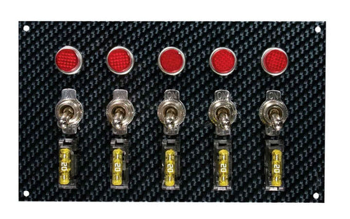 Gray/Black Moroso Fiber Design Switch Panel 74148