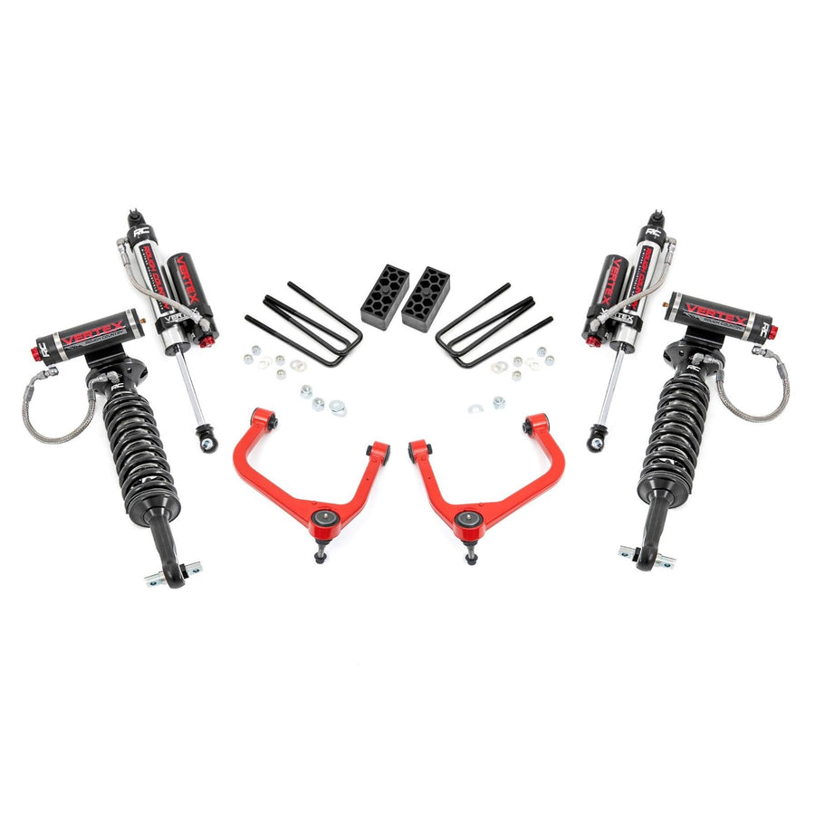 3.5" Rough Country Lift Kit for 2019-2024 GMC Sierra 1500-22650RED
