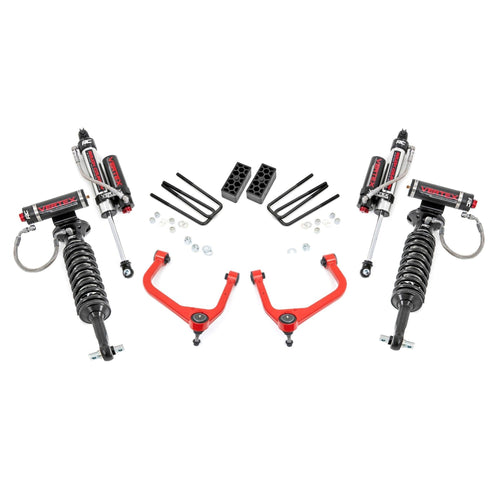 3.5" Rough Country Lift Kit for 2019-2024 GMC Sierra 1500-22650RED