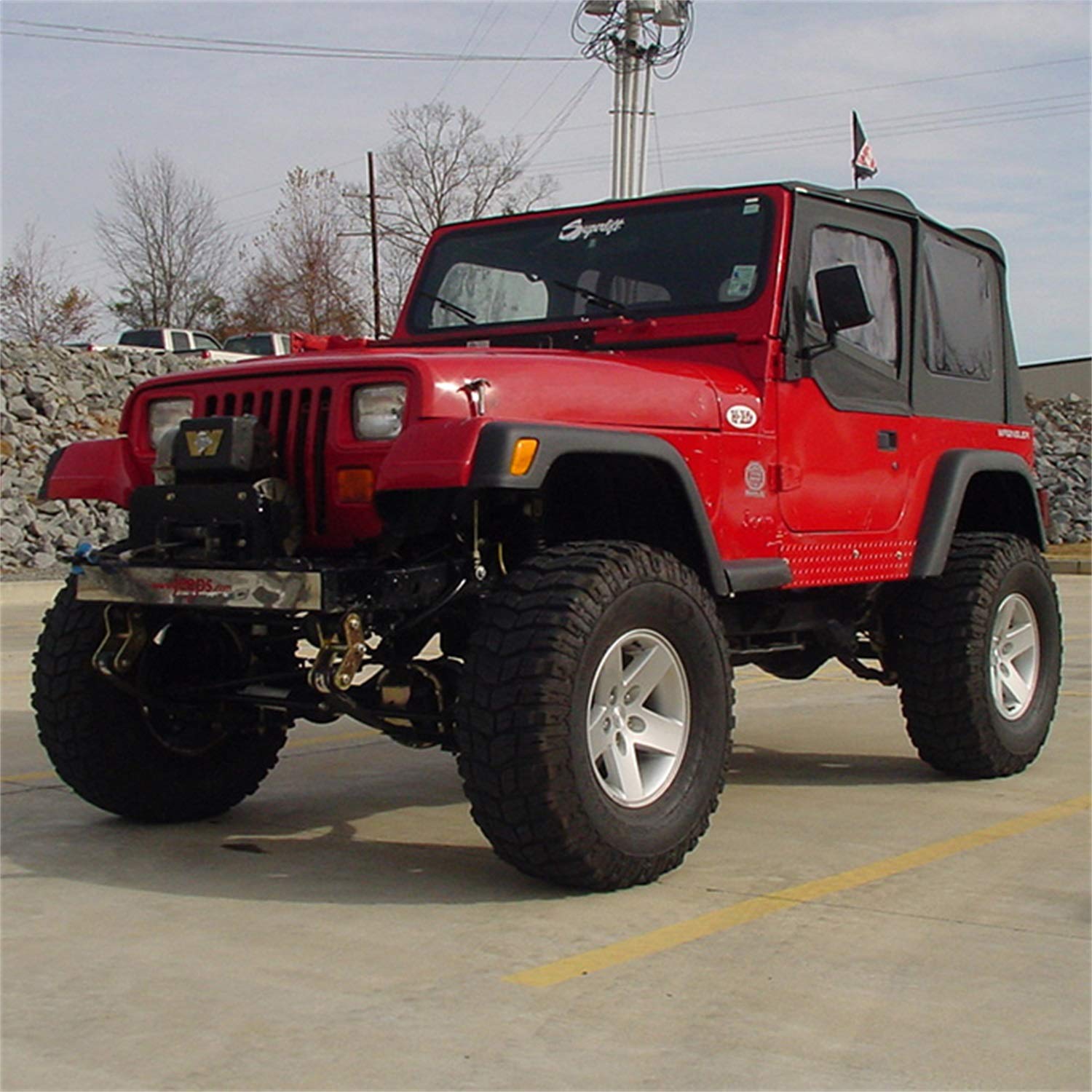 SUPERLIFT SUSPENSION RealTruck 3.5" Lift Kit for Jeep Wrangler YJ | Complete Lift Kit with Front & Rear Shadow Series Shocks | K849 | Fits 1987-1995 Jeep Wrangler YJ