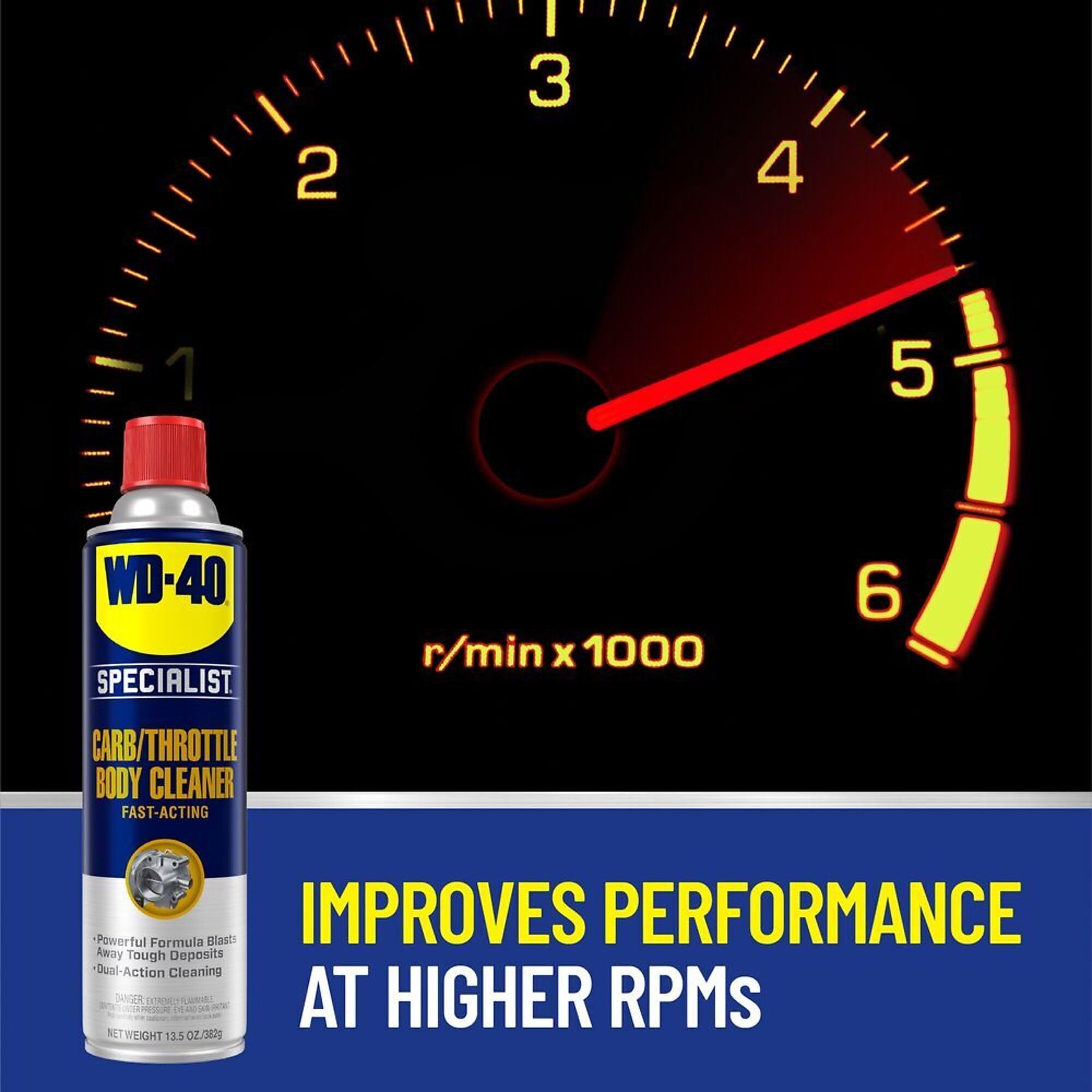 WD-40 Carb/Throttle Body Specialist & Parts Cleaner, 13.5 OZ