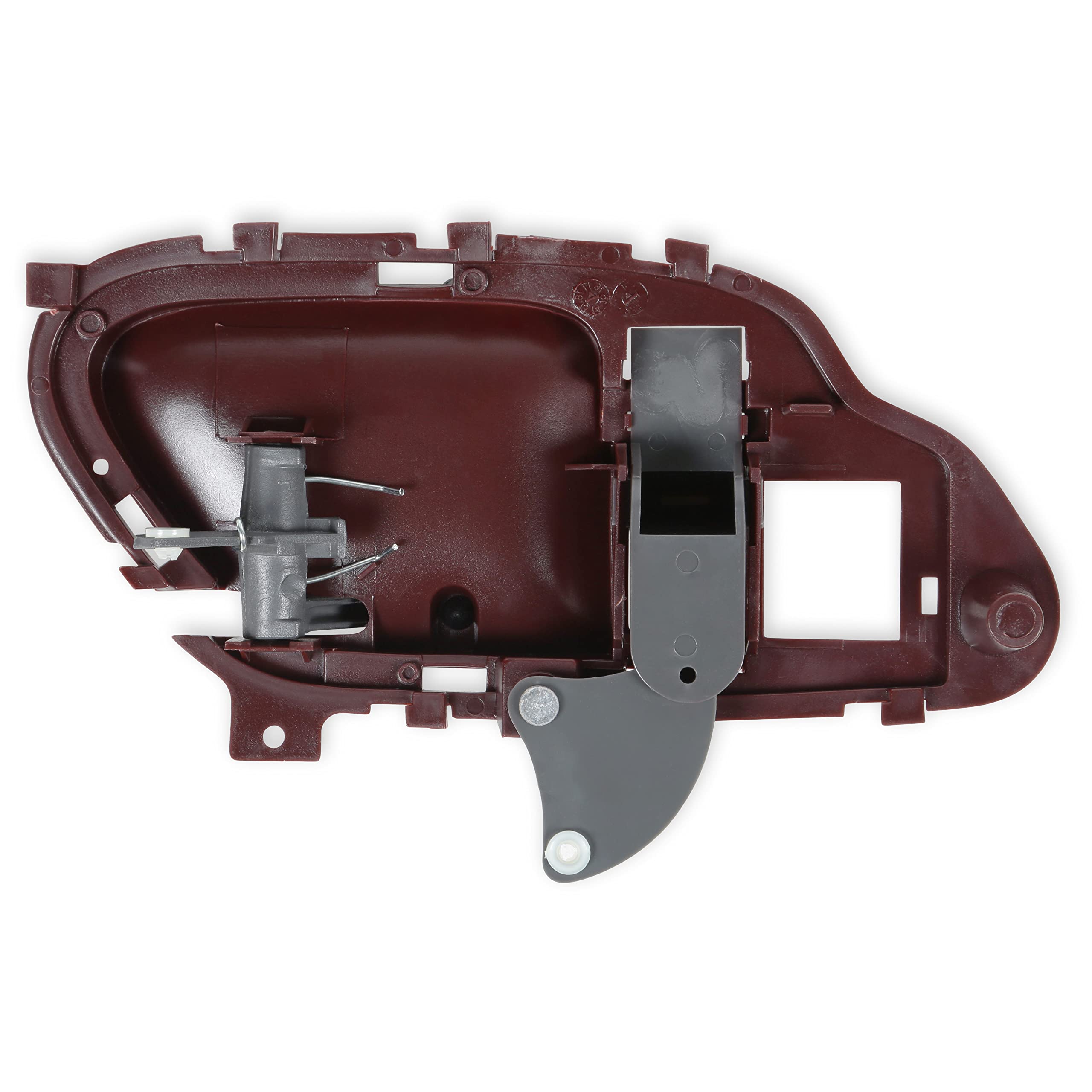 Maroon Holley Classic Trucks 05-153 Inner Door Handle with Black Handle - RH