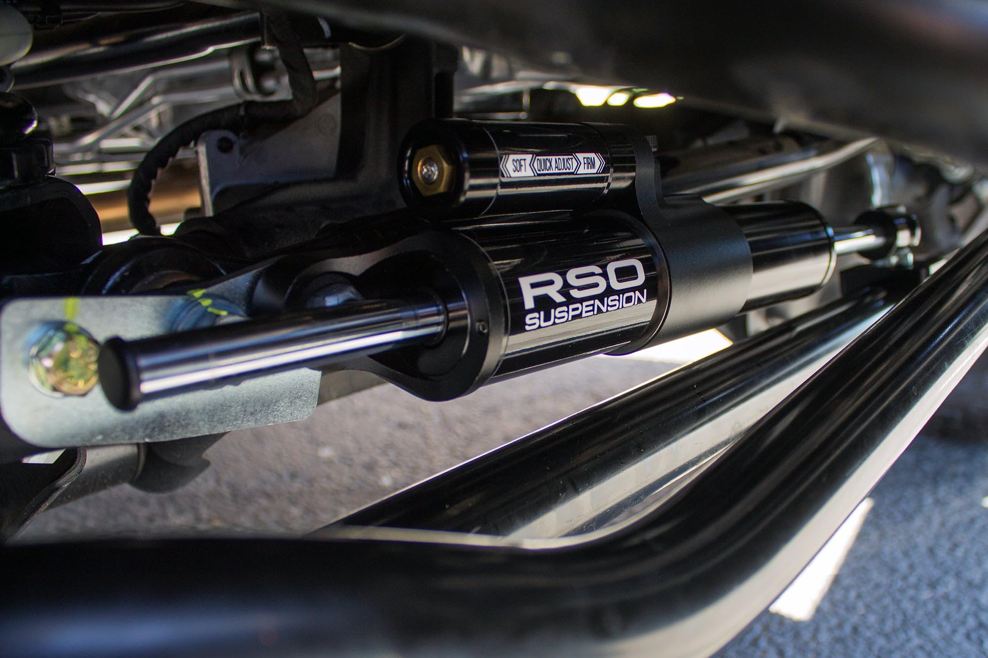 High Performance RSO Suspension Steering Stabilizer Adjustable Compatible with 2018-2025 Wrangler JL/JLU; 2020-2025 Gladiator