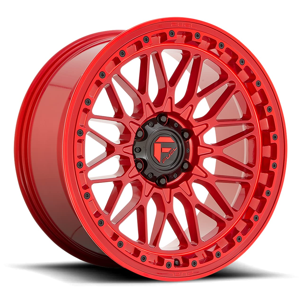 D758 TRIGGER FUEL OFF-ROAD 17X9, 5X5.0, 5.04, 1mm CANDY RED - D75817907550
