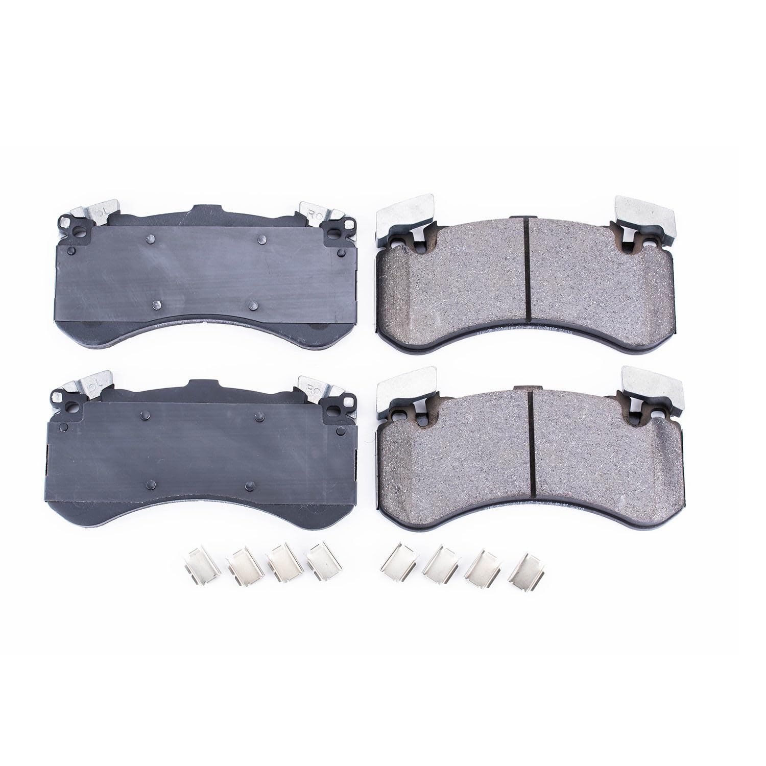 Power Stop Front Brake Kit For Audi A8 Quattro 2012-16 |S6 2013-18 |S7 2013-18 |S8 2013-18 - Brake Pads Ceramic With Installation Hardware, 17-1575