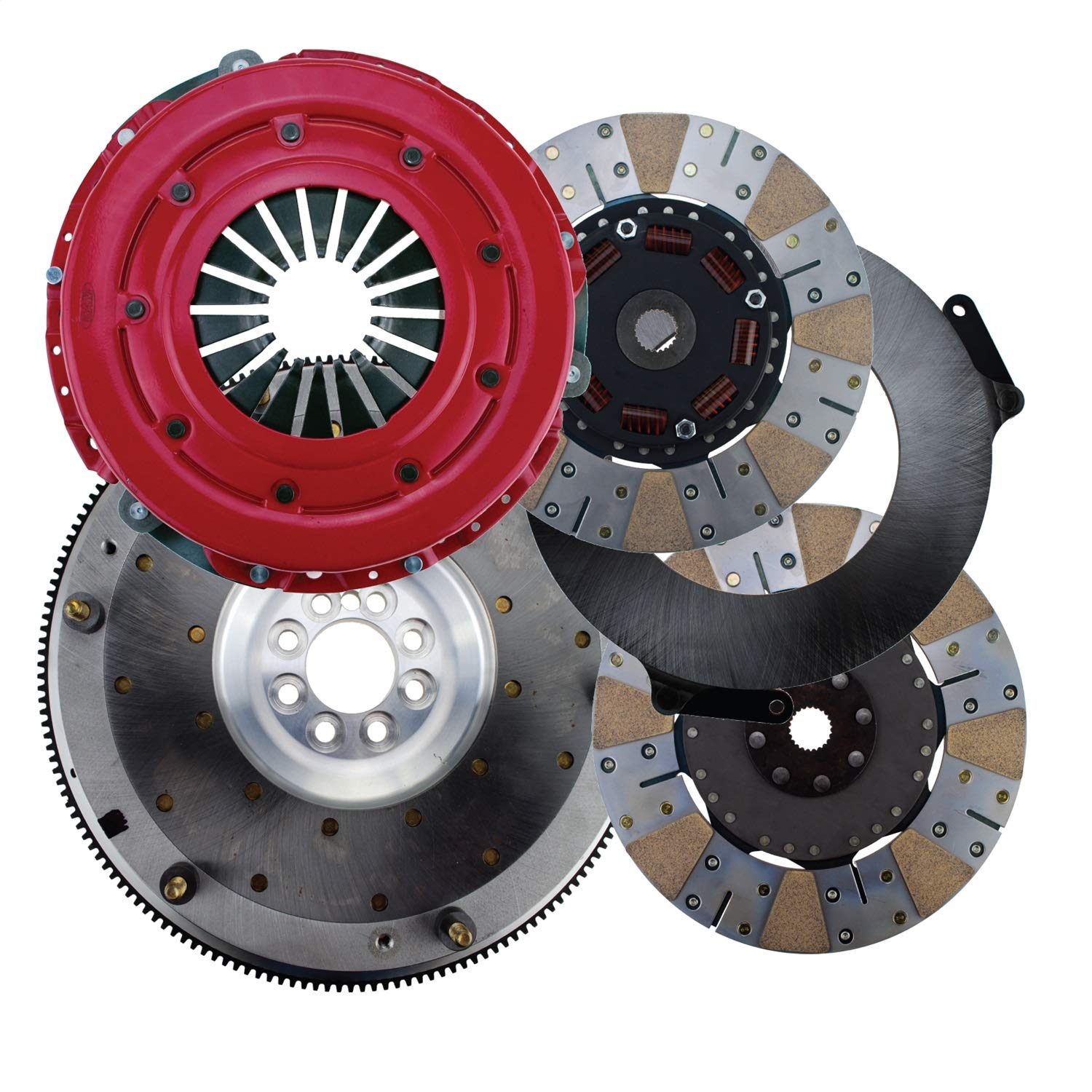 Force Ram Clutches 10.5 Complete Dual Disc Organic Clutch Assembly 80-2112N