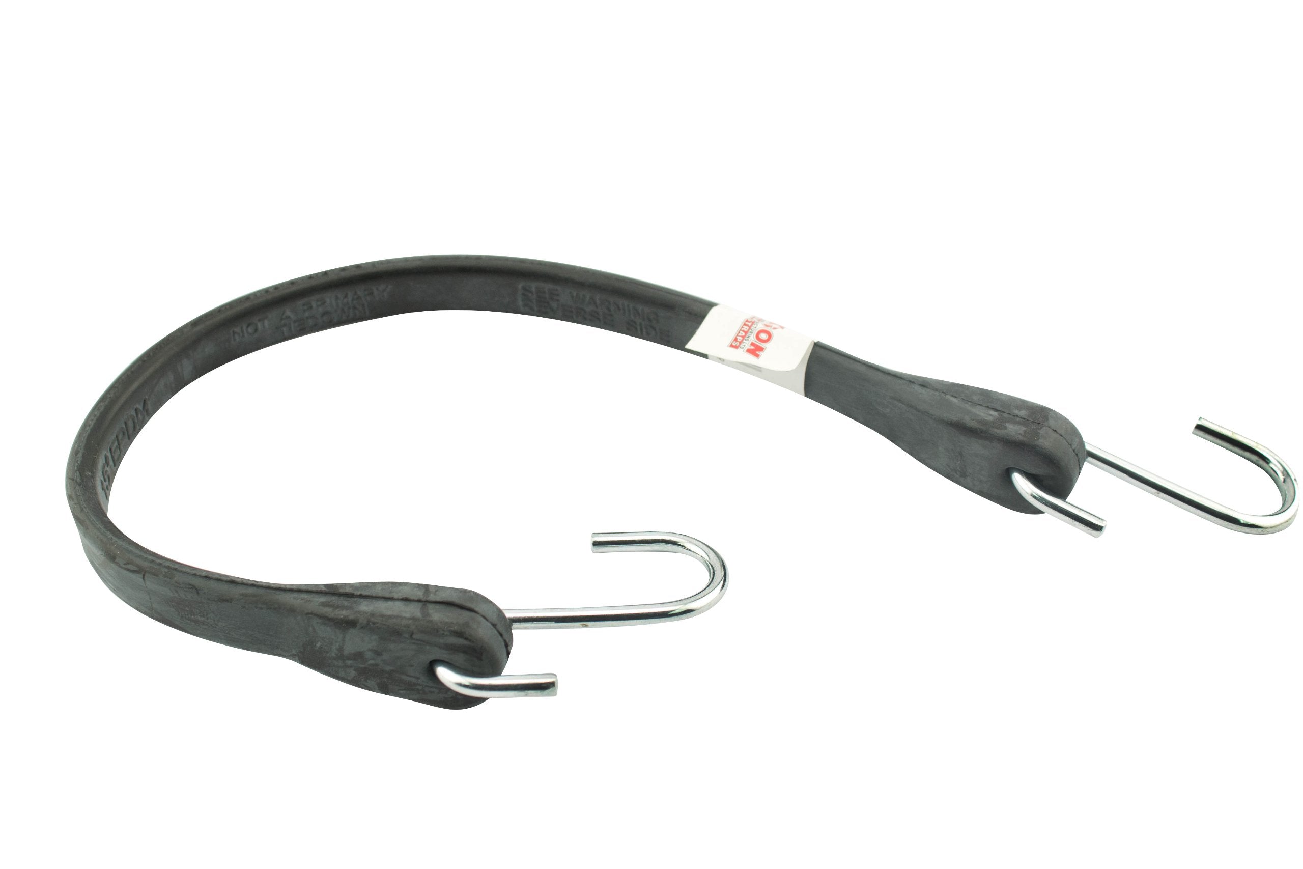 31" Long Erickson Industrial EPDM Rubber Tarp Strap with Metal Hooks