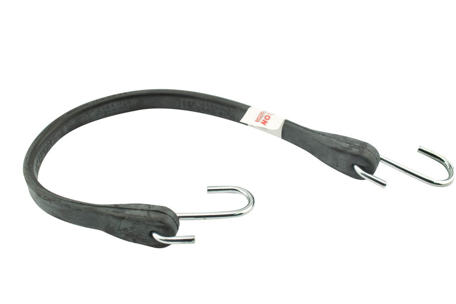 31" Long Erickson Industrial EPDM Rubber Tarp Strap with Metal Hooks