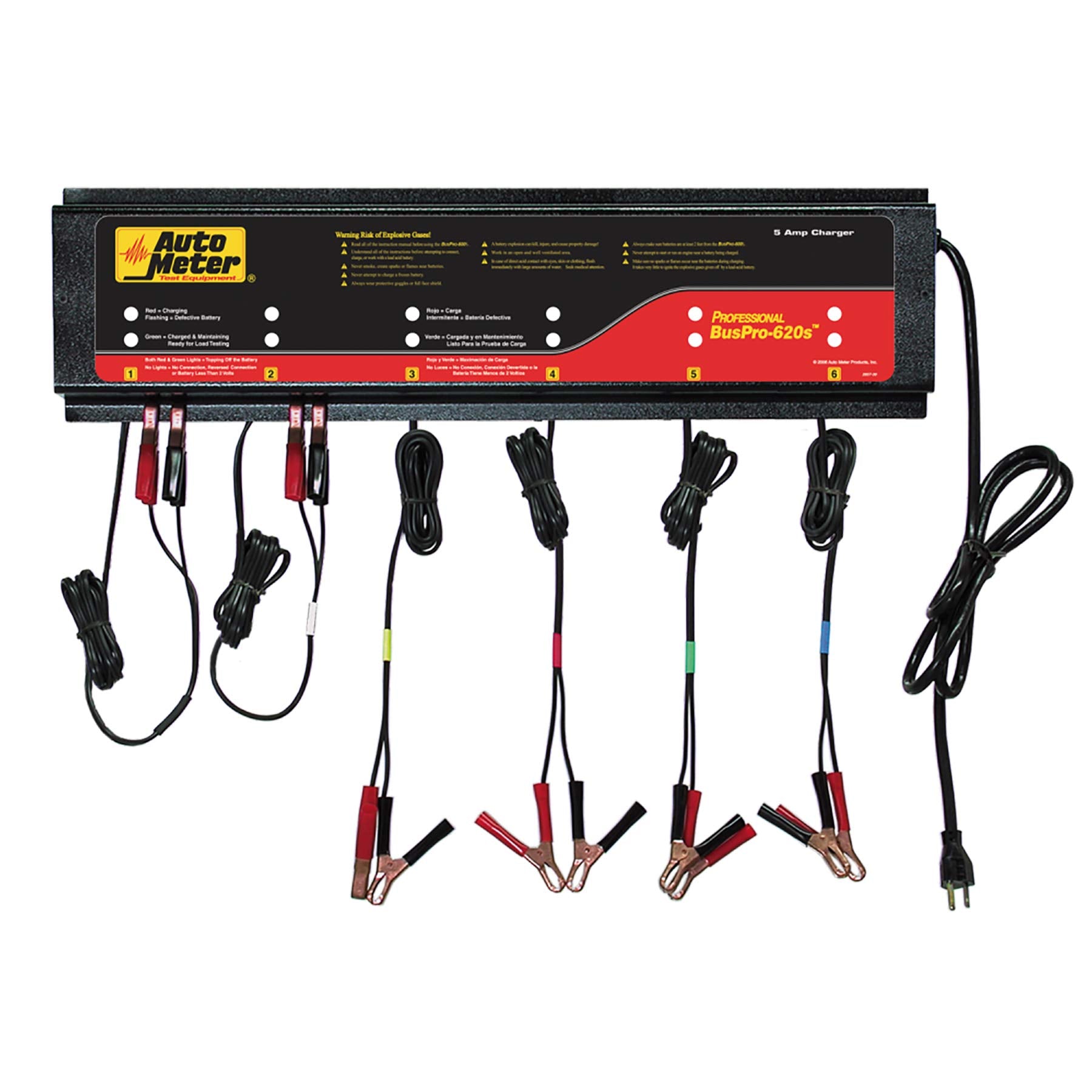 Auto Meter Smart BUSPRO-620S Multi-Battery Charger (6 Channel) 230v 5 amp