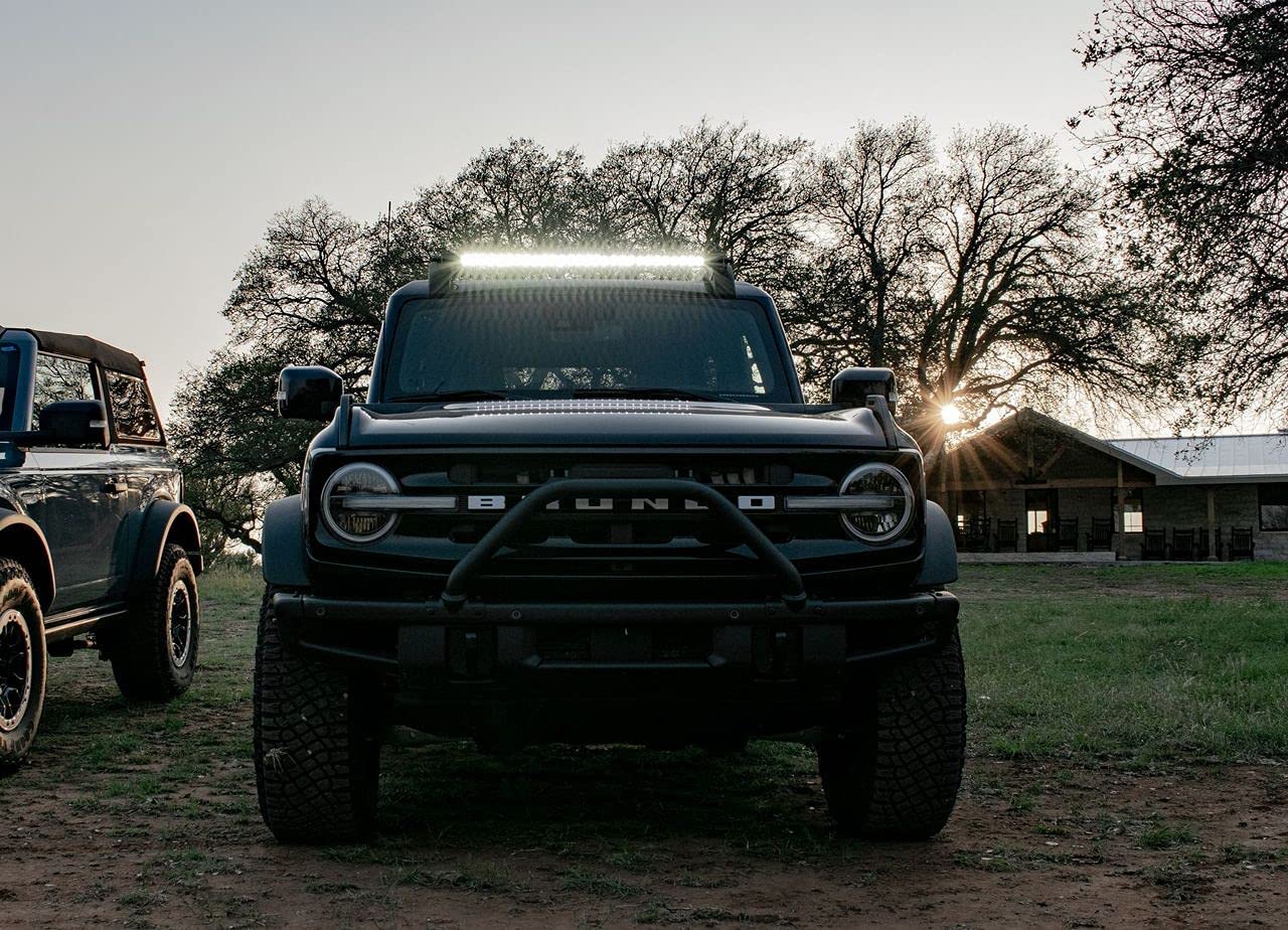 Roof Line Light Kit – RIGID INDUSTRIES – 40 Inch SR Sport/Flood Combo Bar Included – Fits the 2021 Bronco Full Size