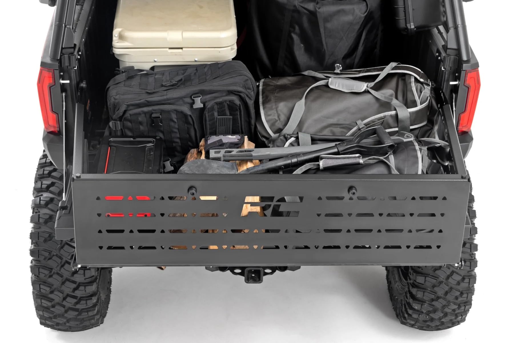 Rough Country Tailgate Extender for ADV-5 Polaris Xpedition - Expands Cargo Space, Easy Fold-Out Design