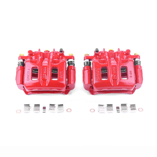Power Stop S2920 Powder Coated Front Caliper Pair For Mitsubishi Endeavor 2004-2011 [Model Specific]