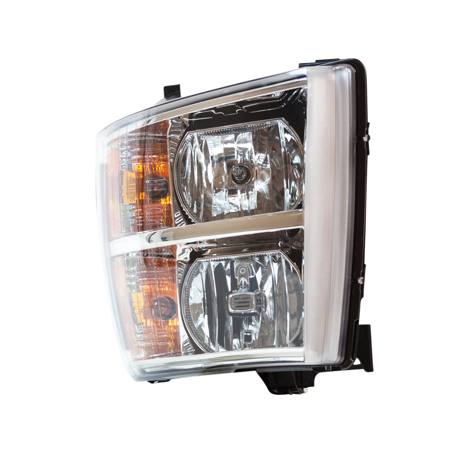 Left TYC Headlight Assembly Compatible with 2007-2013 Chevrolet Silverado