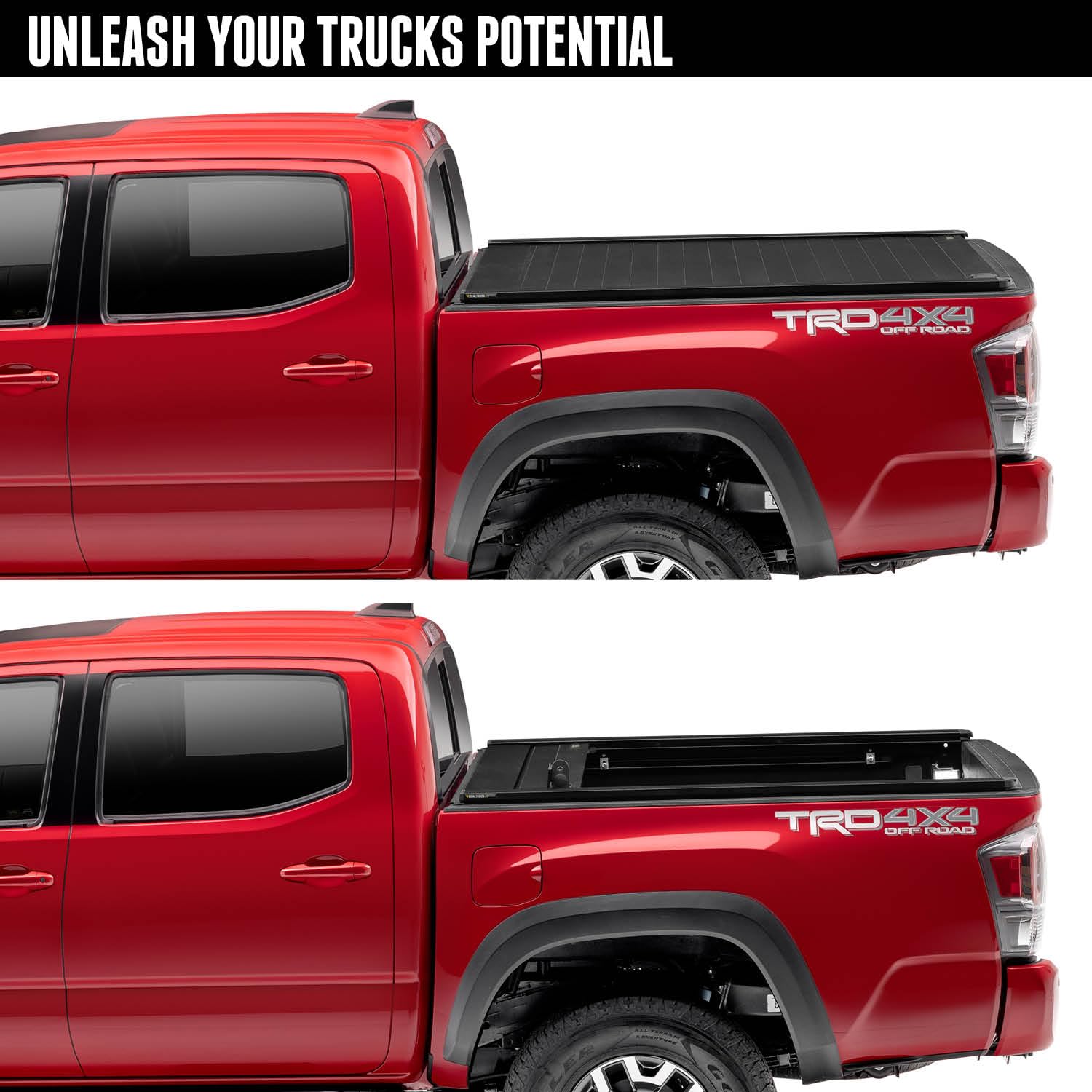 Retrax RetraxPRO XR RealTruck Retractable Truck Bed Tonneau Cover | T-80245 | Fits 2019 - 2025 Dodge Ram 1500, Does Not Fit w/ Multi-Function (Split) Tailgate 6' 4" Bed (76.3")