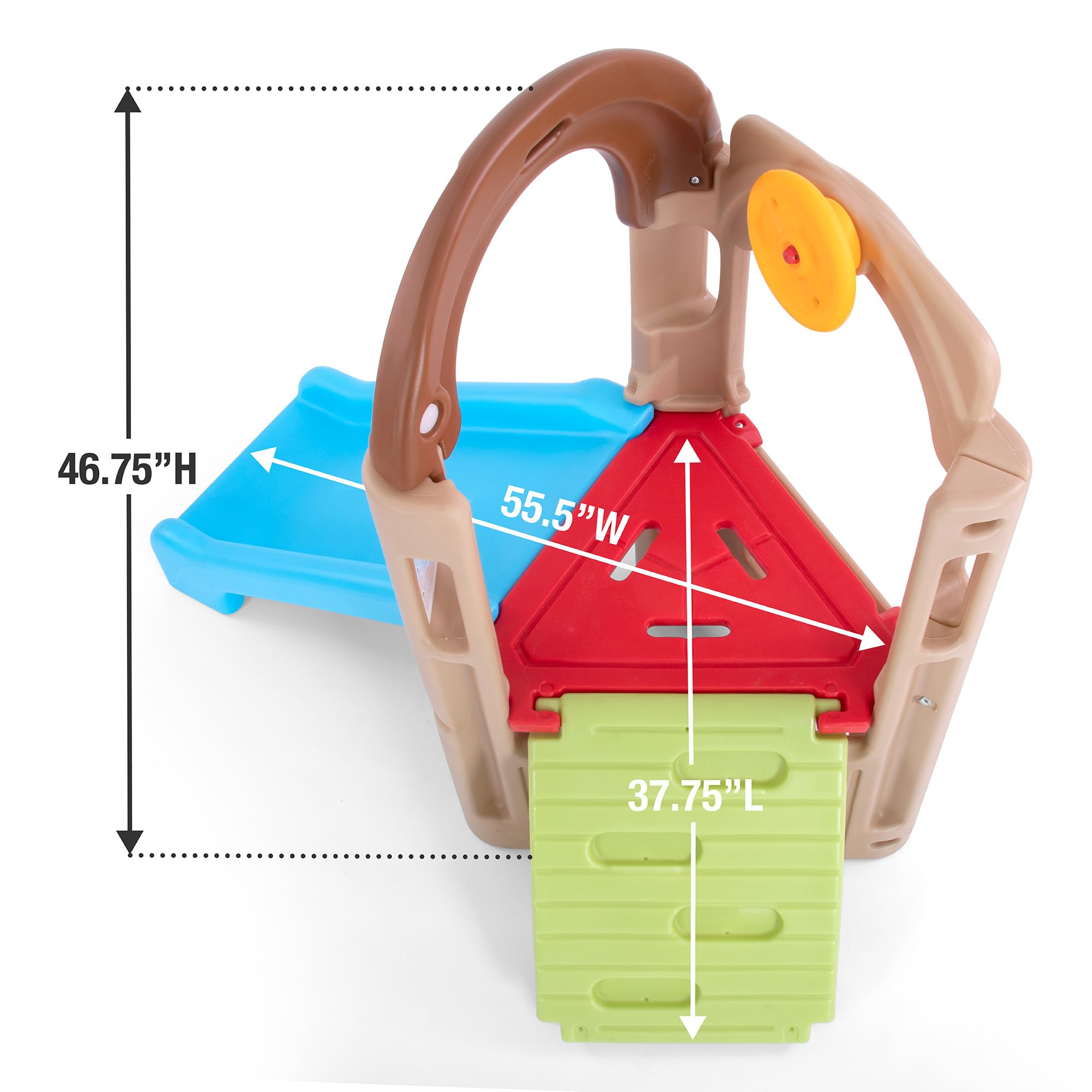 Simplay3 Activity Climber Young Explorers - Indoor or Outdoor Climber and Activity Playset for Toddlers and Kids, Made in USA