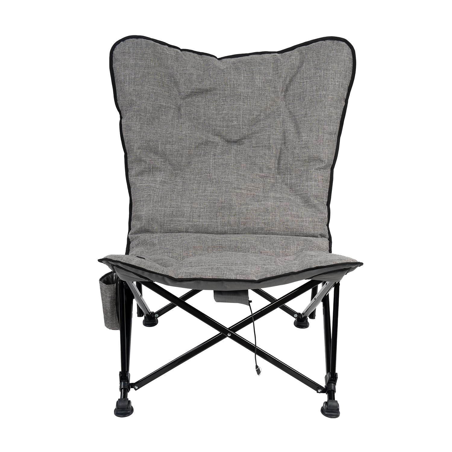 Aurora Chair Heated Kuma Outdoor Gear w/Power Bank & Bluetooth (Heather Grey)