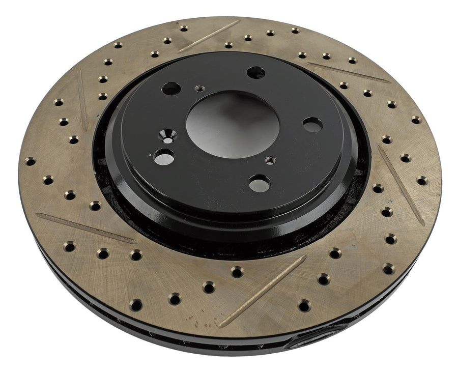 Sport Drilled/Slotted Brake Rotor StopTech 127.40092R (Front Right), 1 Pack