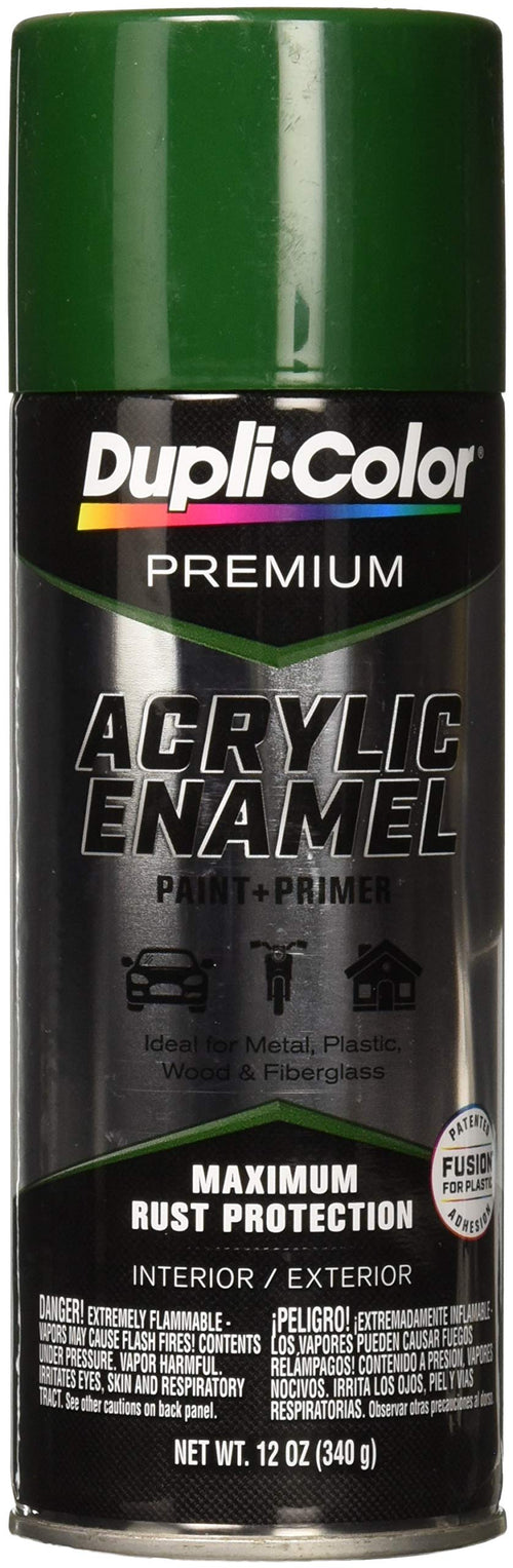 Aerosol Can Dupli-Color EPAE10600 Premium Acrylic Enamel Spray Paint - Green - 12 oz.