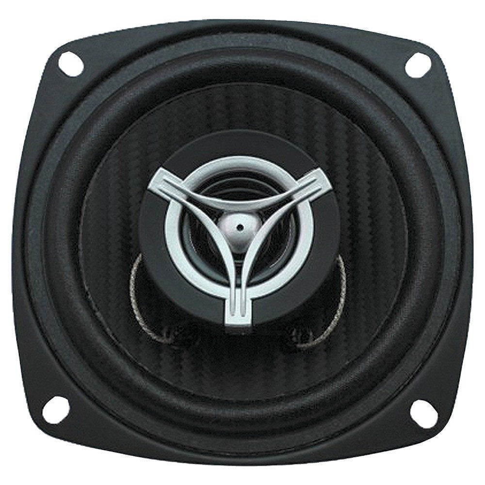 EF-42 Power Acoustik 2-Way Coaxial Speaker 250W Carbon Fiber PP Cone