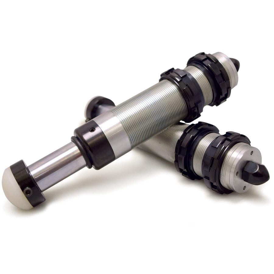 Front Hydraulic Bumpstop Upgrade Kit DV8 Offroad for Wrangler JK & JL + Gladiator JT | Silver Finish