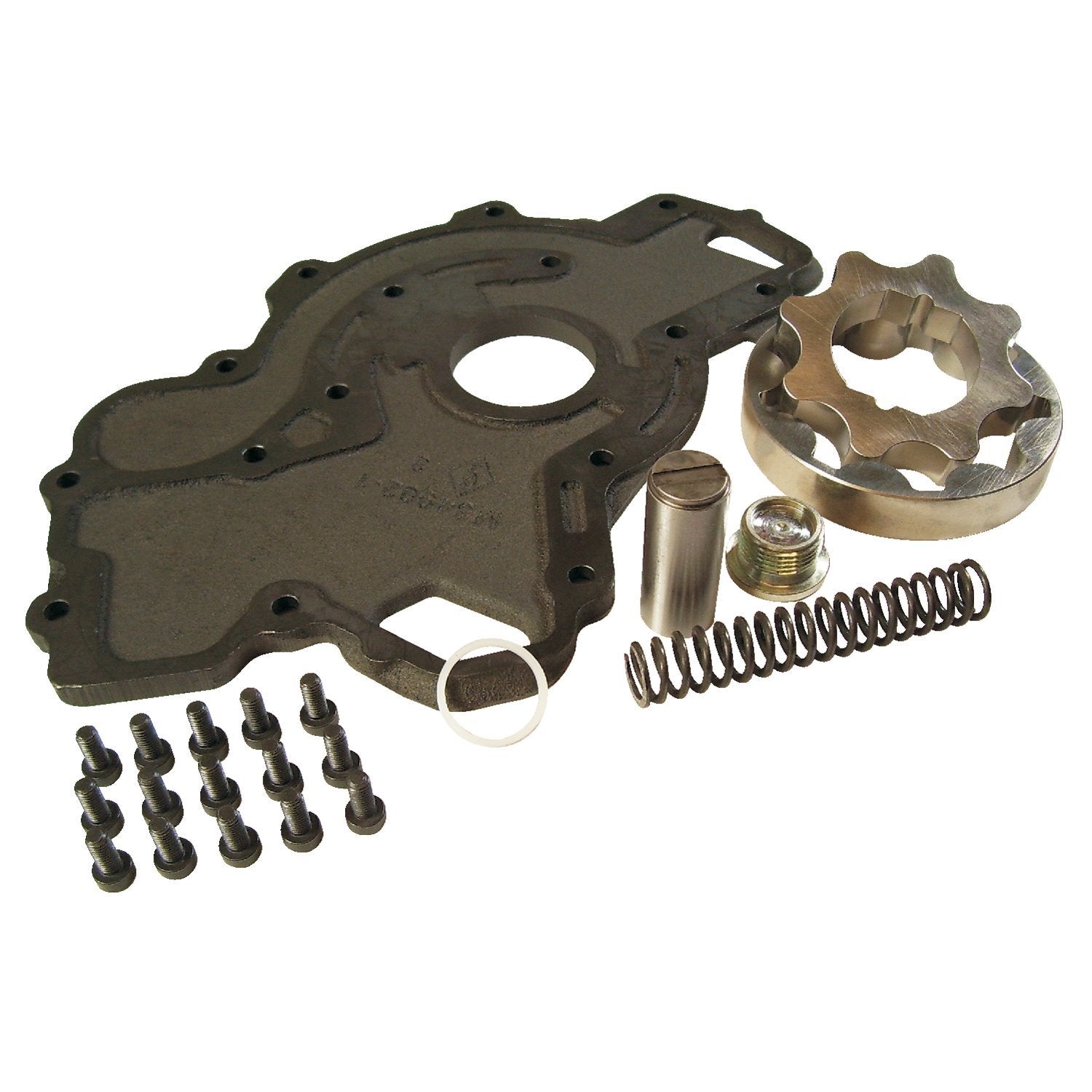 Melling Rebuild Kit Oil Pump, Rotor Assembly, Pressure Relief Valve/Springs, Oil Pump Cover, Gasket/Hardware, GM 4-Cylinder, Kit