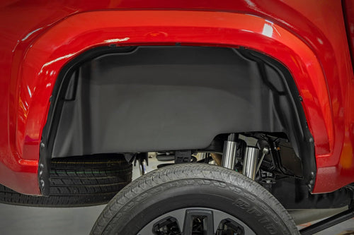 Rear Wheel Well Liners Rough Country for Toyota Tacoma (2024-2026) - Heavy-Duty Rear Fender Liners for Mud & Debris Protection, Made in USA