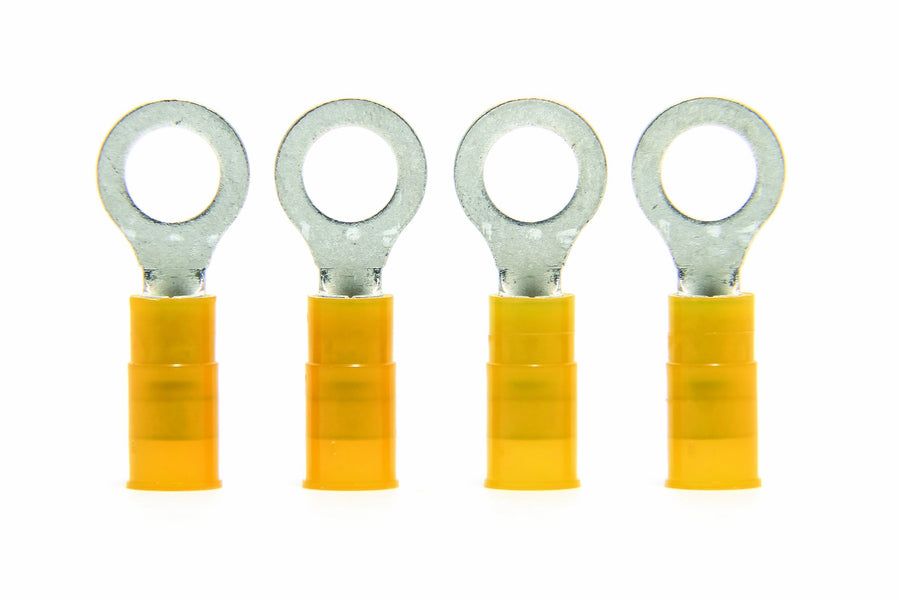 1/4" Stud Camco 63126 Red 22-18 Gauge Nylon Insulated Ring Terminal - Pack of 5