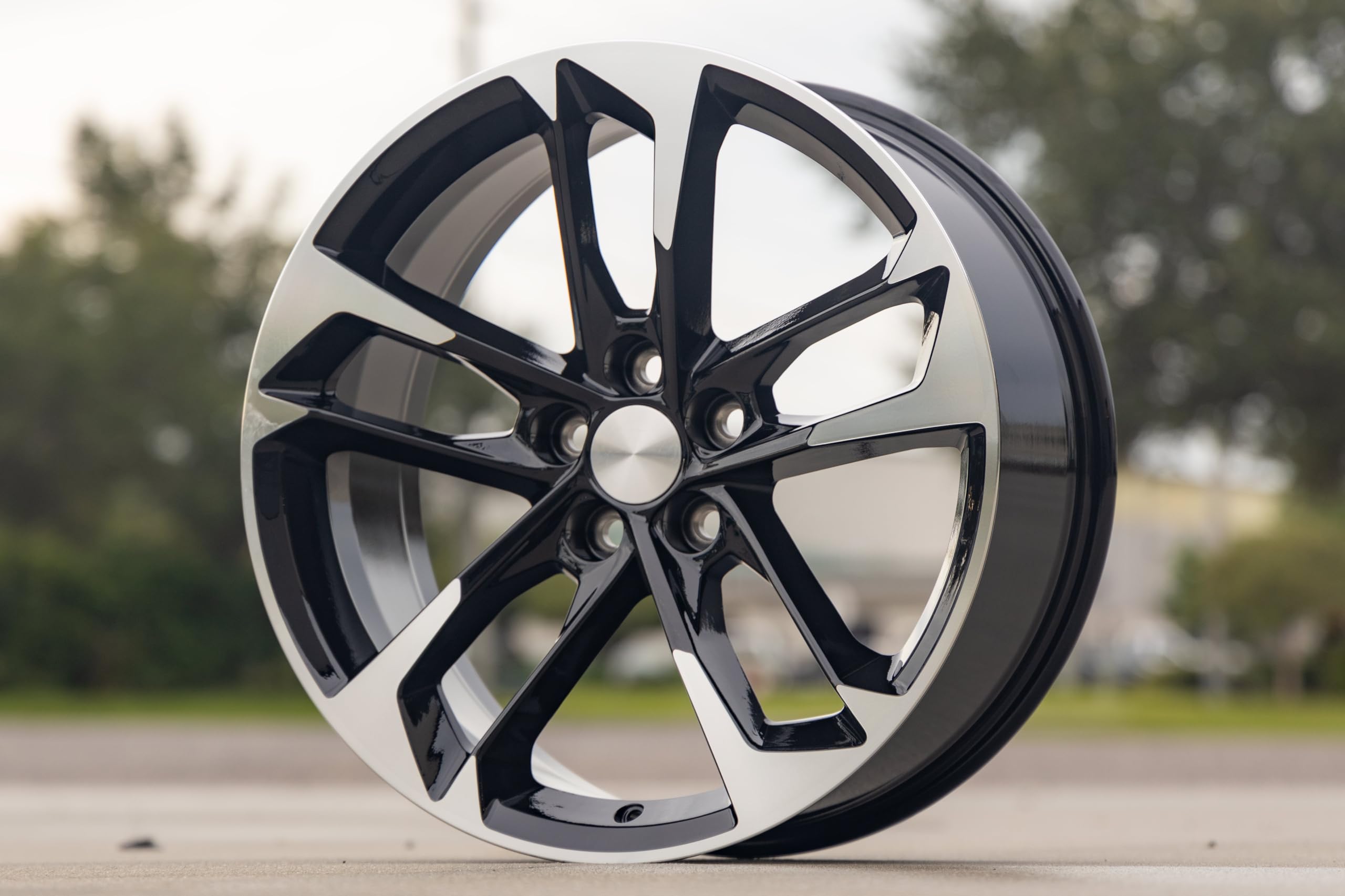 20 Inch OE Wheels CV29 Rim Fits Camaro 50th Anniversary Style 5x120 20x9.5 Gloss Black Machined - Hollander 5816 (1)