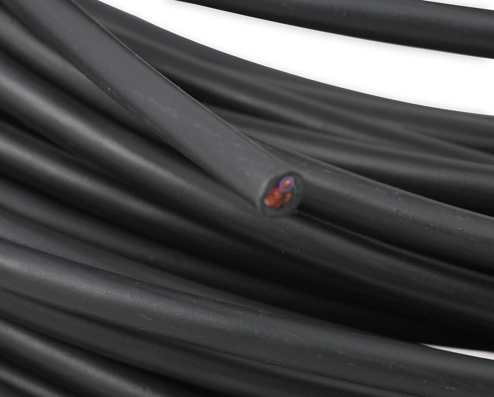 572-104 Holley EFI 100FT Shielded Cable, 3 Conductor