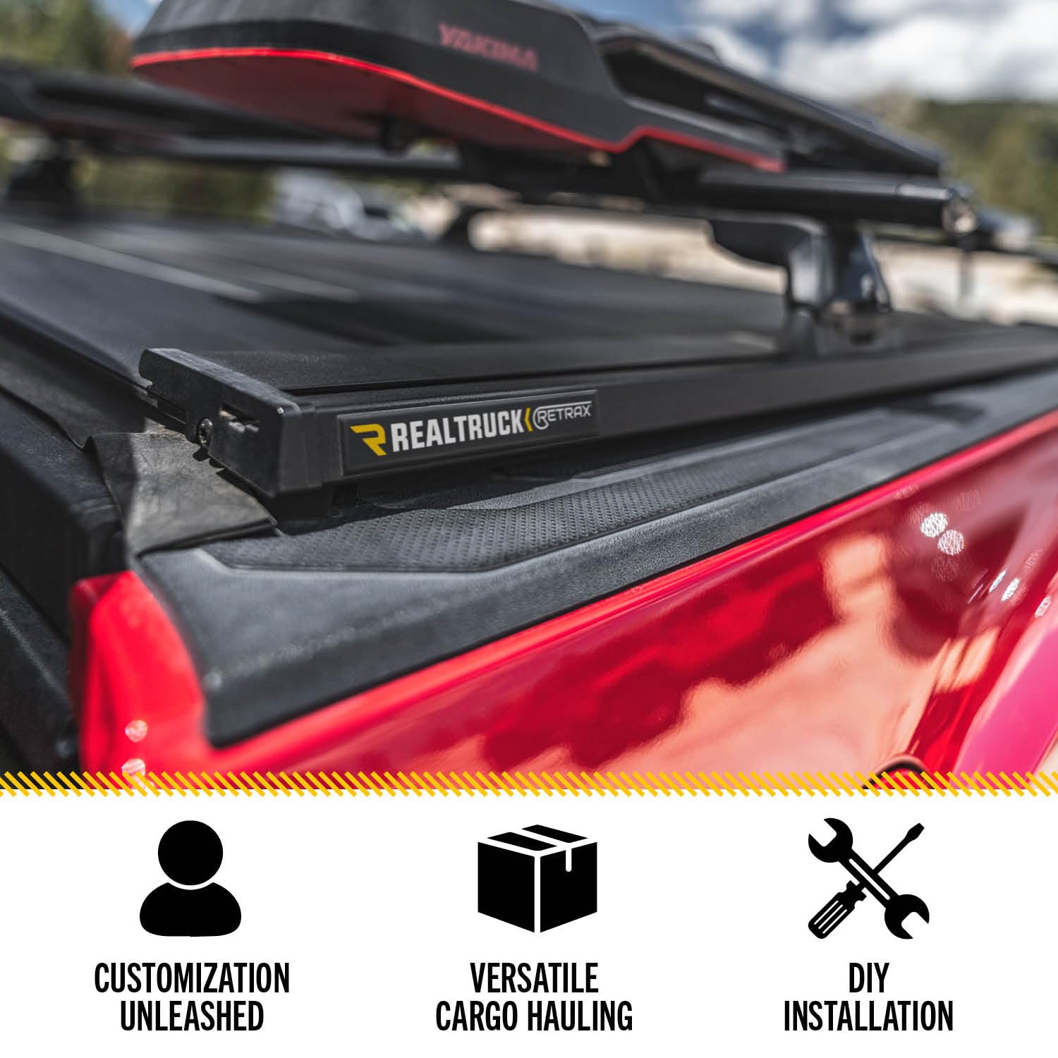 Retrax RetraxPRO XR RealTruck Retractable Truck Bed Tonneau Cover | T-80231 | Fits 2009 - 2018 Dodge Ram 1500 5' 7" Bed (67.4")