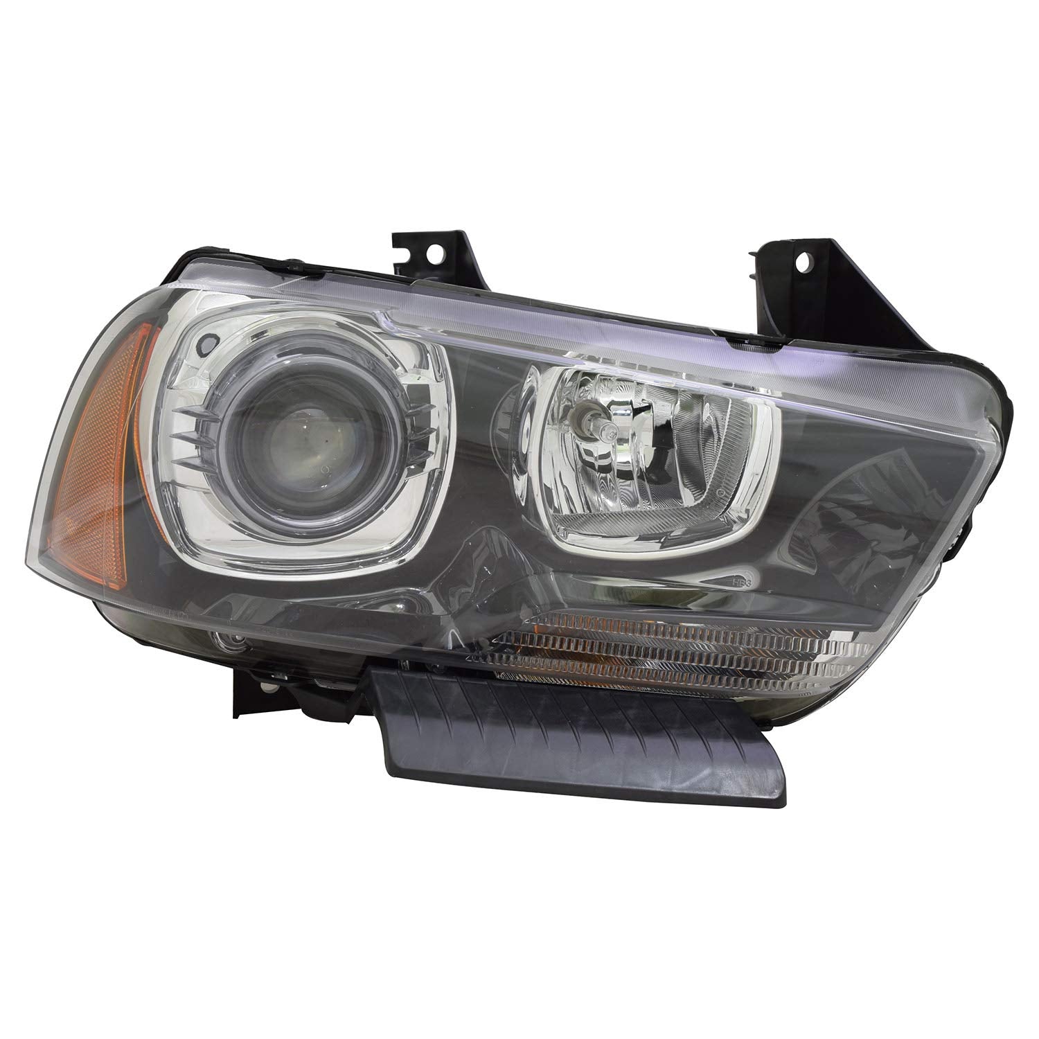 Right TYC Headlight Assembly Compatible with 2011-2014 Dodge Charger