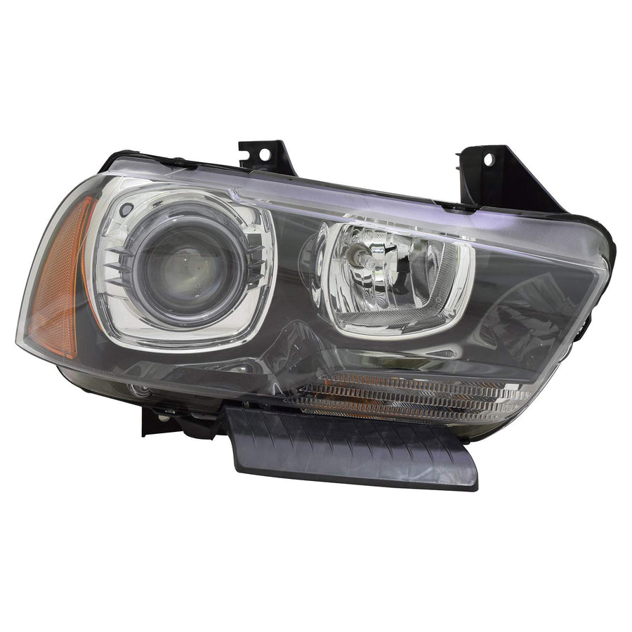 Right TYC Headlight Assembly Compatible with 2011-2014 Dodge Charger