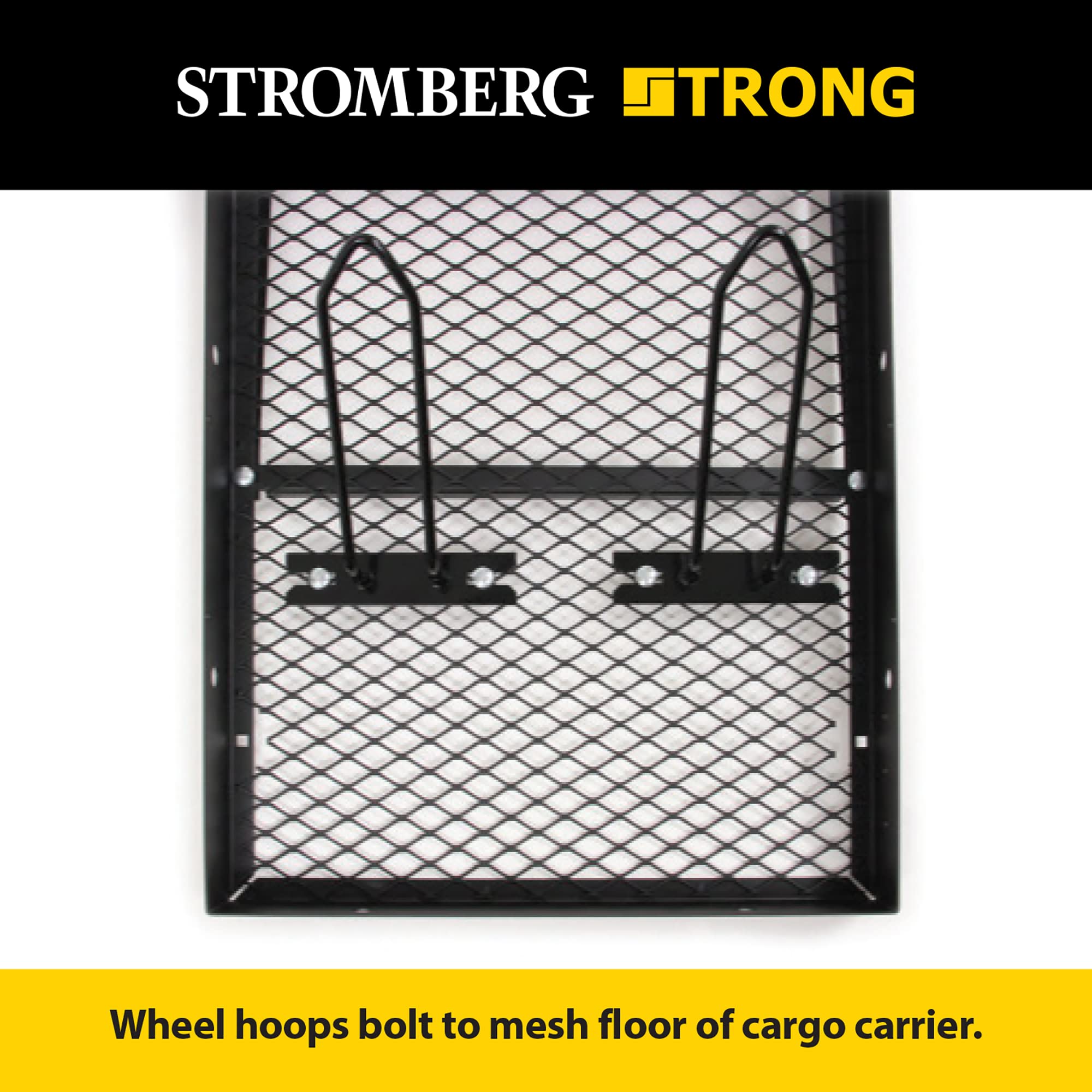 Stromberg Carlson Cargo Caddy CC-125 Bike Rack Adapter, Convenient Solution Travel, Accommodate up to 2 Bikes with 4 Piece Set - Set Bike Rack Adapter, Black