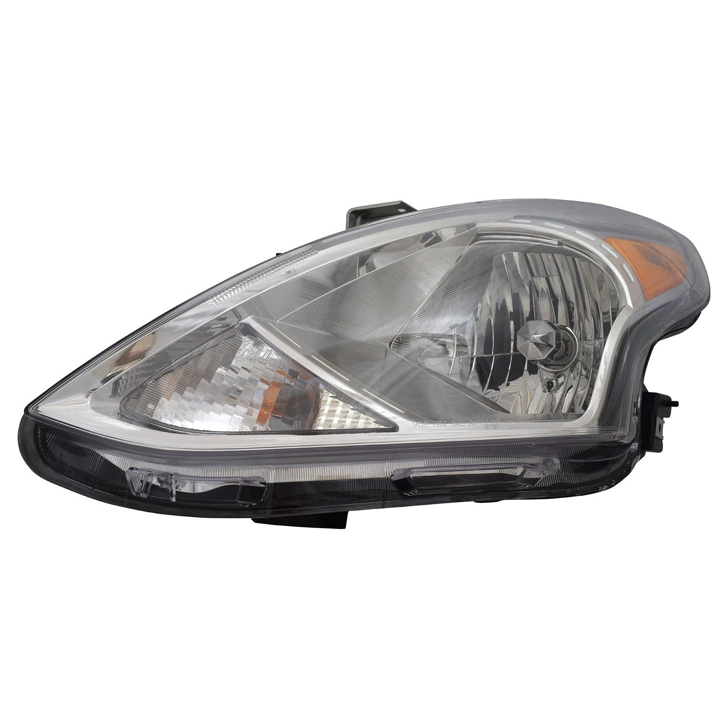 Right TYC Headlight Assembly Compatible with 2015-2019 Nissan Versa