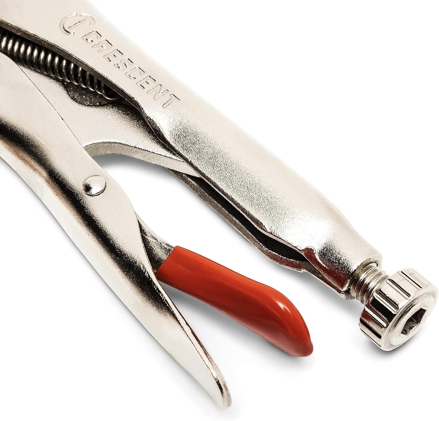 Curved Jaw Crescent Locking Pliers with Wire Cutter - 3 Piece Set - Home DIY & Professional Mechanic Hand Tool for Nuts & Bolts, Cables, Wires - 5", 7" & 10" - CLP3SETN-08