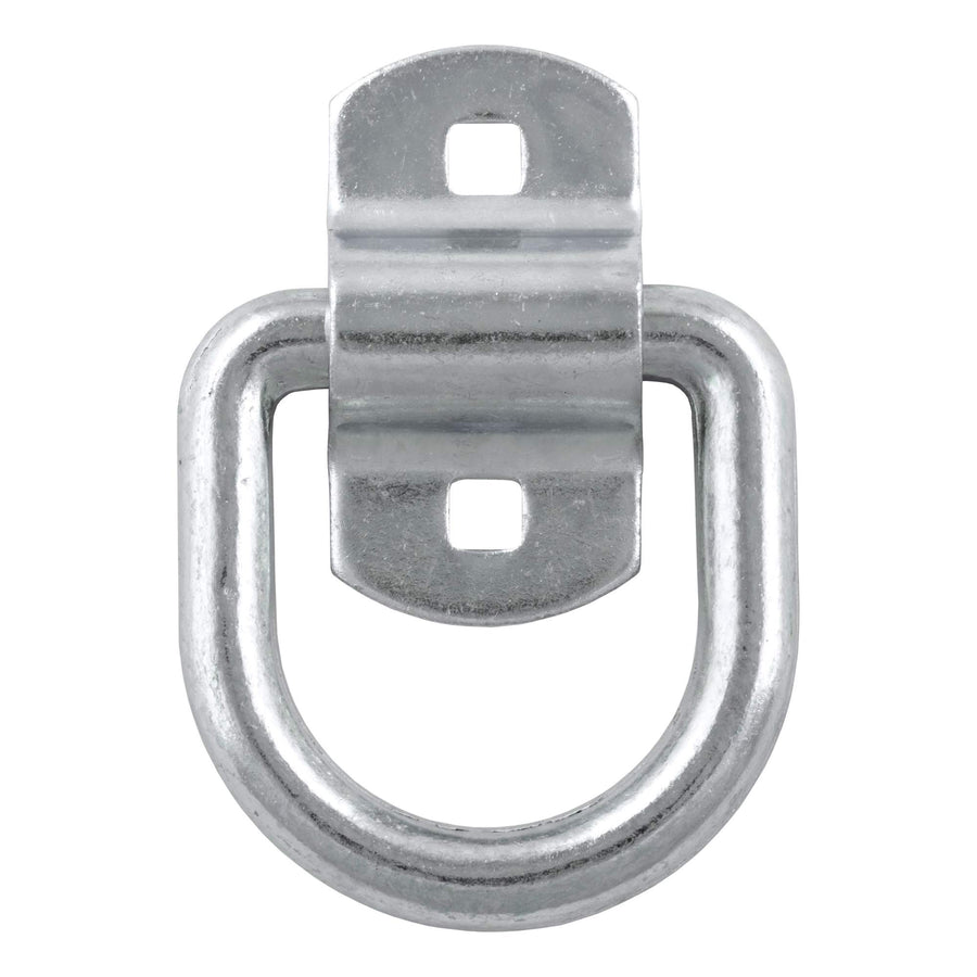 CURT 3 x 3-Inch Surface-Mounted Trailer D-Ring Tie Down Anchor, 11,000 lbs Break Strength 83742